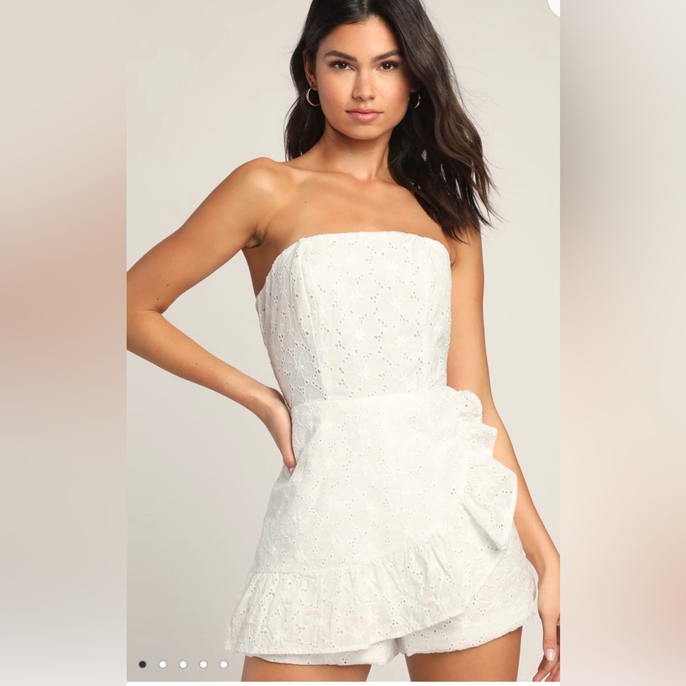 Do + be white romper  ! NWT